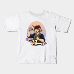 Lets go lesbians Robin Kids T-Shirt